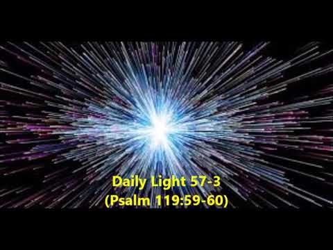 Daily Light February 26th, part 3 (Psalm 119:59-60)