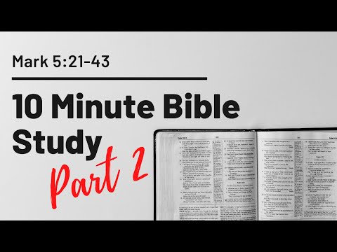 Jesus and Jairus&#39;s Daughter // Mark 5:35-43 (Mark Ep. 13 Part 2)