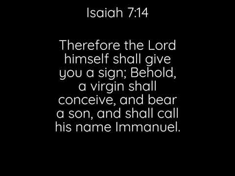 Isaiah 7:14 Song (KJV Bible Memorization)