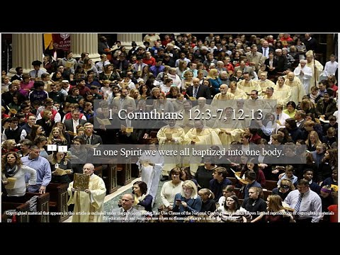 Pentecost – B - Second Reading – Option 1 - 1 Corinthians 12:3b–7, 12–13 – In one Spirit we wer