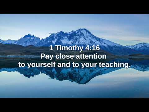 1 Timothy 4:16 (Command)