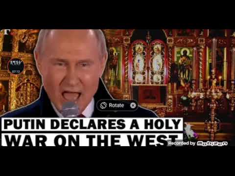 Putin declares a holy war on Babylon. Ezekiel 38:1-4