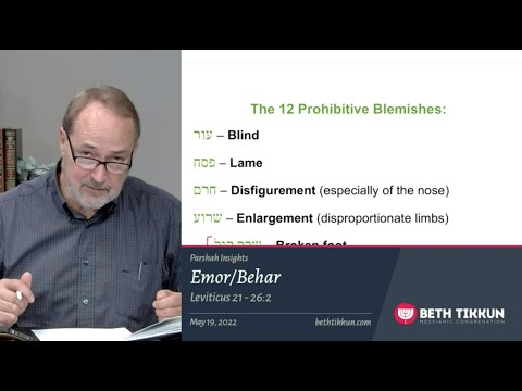 "Emor/Behar" (Leviticus 21-26:2) | May 19, 2022