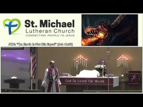 JOB: “On Earth Is Not His Equal” (Job 41:33)