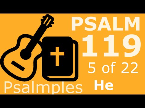 Scripture Song: Psalm 119:33-40 NKJV - He - Teach me O Lord the way of Your statutes