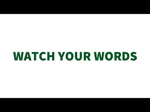 James 3:9-12;17 18 | Watch Your Words