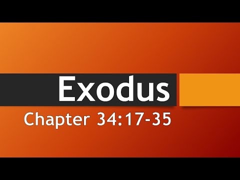 Exodus 34:17-35 : Reading the Bible with Pastor - Ep. 51