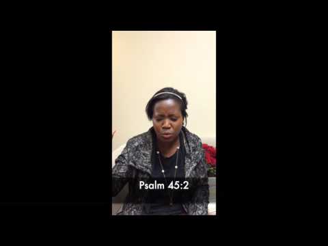 Blessings Over the AWB Audience--Psalm 45:2