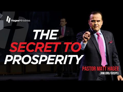 The Secret to Prosperity