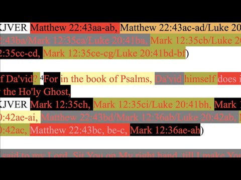 540. How Could David Call Him Lord? Matthew 22:43-44, Mark 12:35-36, Luke 20:41-43