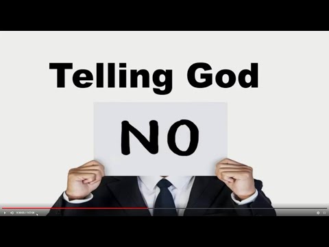 Telling God "No" (1 Samuel 10:19)