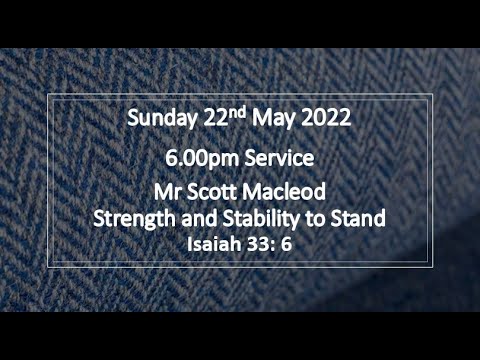 Isaiah 33: 6 ‘Strength and Stability to Stand’
