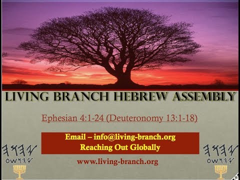 12/272013 Ephesian 4:1-24 (Deuteronomy 13:1-18)