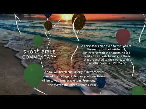 Jeremiah 25:31 - Short Bible commentary