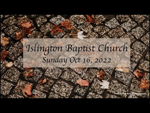 Sermon Isaiah 11 to 12 Sunday Oct 16, 2022