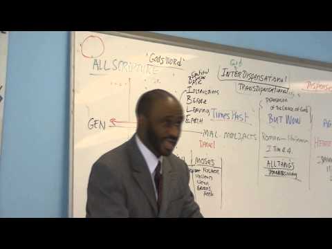 2 Timothy 3:16-17 "Rightly dividing interdispensational truths"