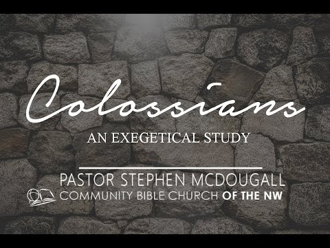 The Warning Against Error - Colossians 2:8-23 (Feb.22,2017) #33