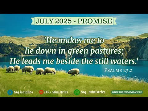 Promise Worship Service || July 01,2025 || He makes me to lie down in green pastures || Psalms 23:2