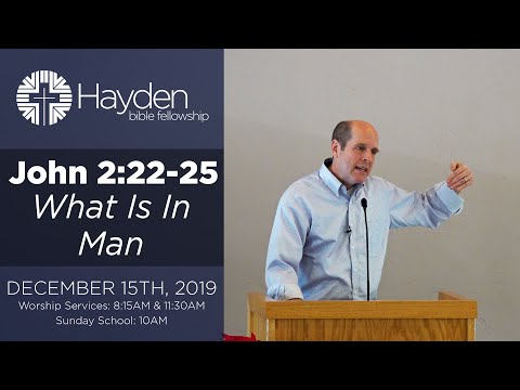 John 2:22-25 // What Is In Man