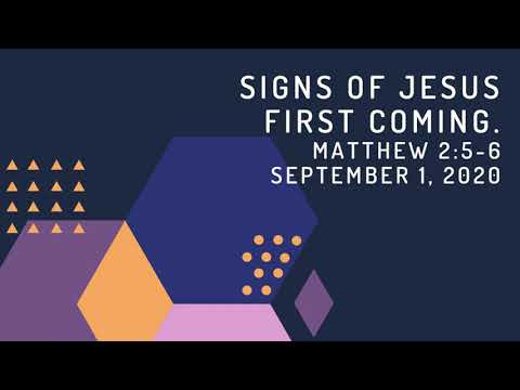 Signs of Jesus First Coming Bible Study 1 | Matthew 2:5-6