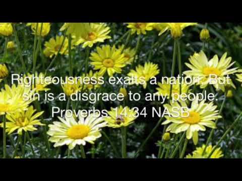 Scripture Memory Song Proverbs 14:34 NASB