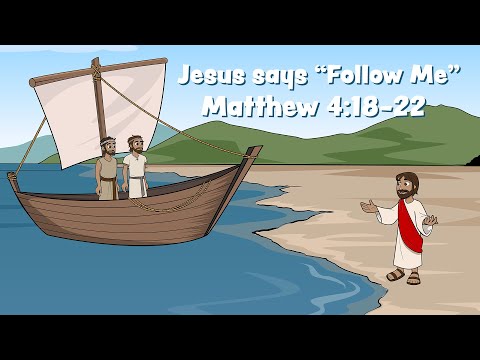 Preschool: Jesus says "Follow Me", Matthew 4:18-22 (3/06/2022)