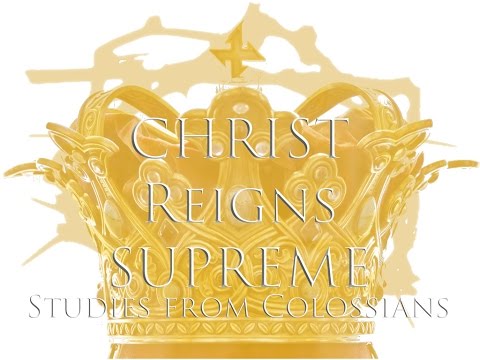 Christ: The Hope of Glory (Colossians 1:27) Billy McGuiggan