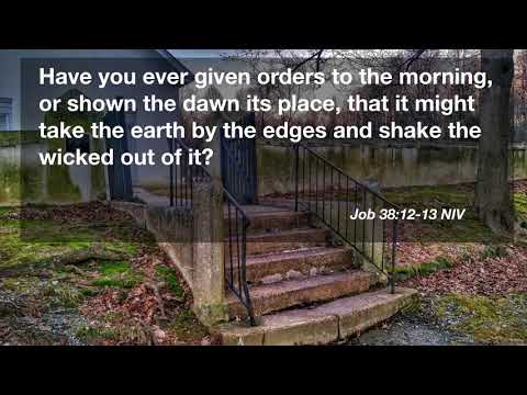 Job 38:12 Dirkes WT 1 21 18