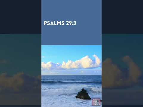 Today Bible Verse | Bible verse of the day | Psalms 29:3 | YouTube shorts