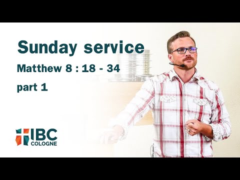 following Jesus means wholehearted allegiance part 1 // Matthew 8 : 18 - 34 // Ps David Martin