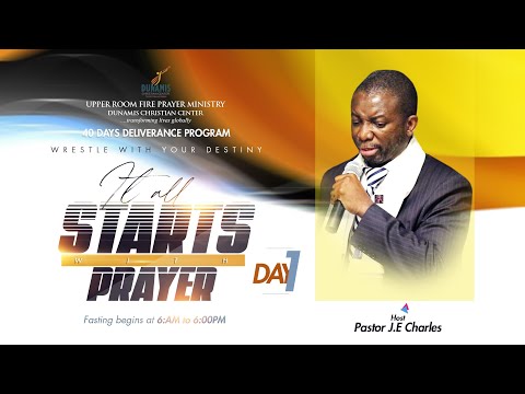 DAY 1: Wrestle for your Destiny with Pastor J.E Charles | Genesis 32: 24-32 | Monday October 4th