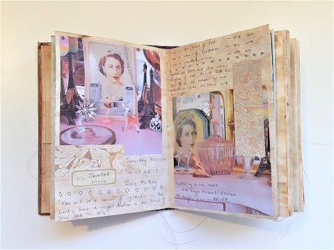 Bible junk journal: Isaiah 62:3