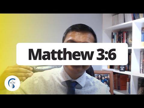 DAILY DEVOTIONAL: Matthew 3:6 Water Baptism