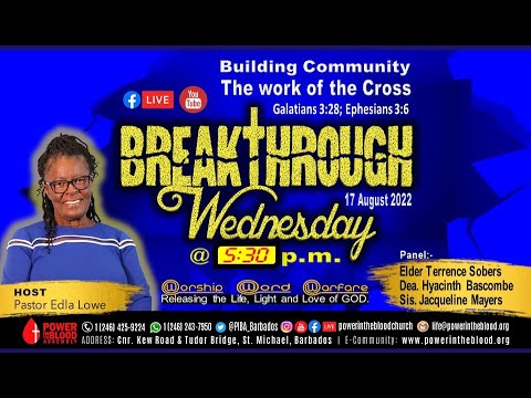 Building Community: The work of the Cross | Galatians 3:25-28; Ephesians 3:5-6 | Pastor Edla Lowe