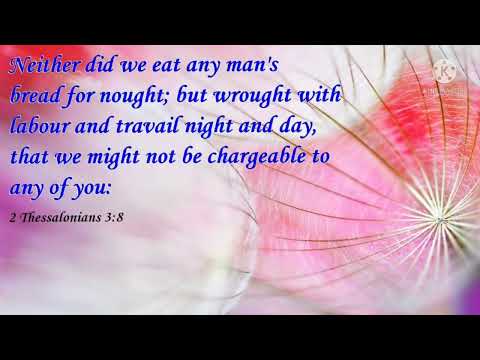 Today's God's Promises in telugu|Today's God's Promises in telugu|2nd Thessalonians 3:8