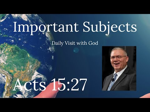 Acts 15:27, Not Alone