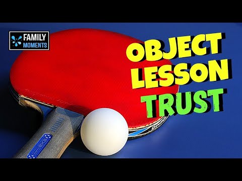 PING PONG BALL OBJECT LESSON about TRUST - Proverbs 3:5-6