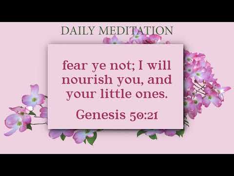 Daily Meditation | Genesis 50:21 | March 7, 2022 | Hebron