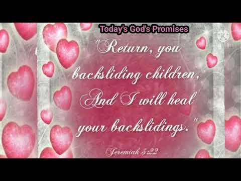 Today's God's Promises in telugu|Today's God's Promises in telugu|Jeremiah 3:22