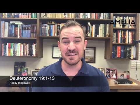 Devotional • Wednesday 5.26.2021 • Deuteronomy 19:1-13