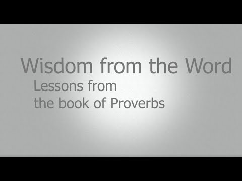 Wisdom from the Word - Proverbs 13:7