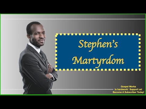 Sunday School Lesson, October 16, 2022, Stephen's Martyrdom, Acts 7:51-60, and Acts 8:1(a), #COGIC.