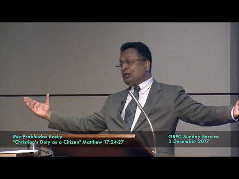 Christian’s Duty as a Citizen (Matthew 17:24-27)