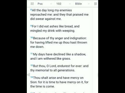 Psalm 102: 12 But thou, O Lord, endurest for ever: and thy memorial to all generations