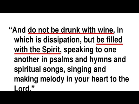 Ephesians 5:18 || What is the Filling of the Spirit? ||  Spirit of the Living God