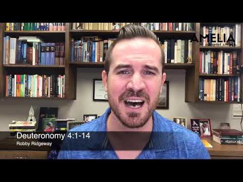 Devotional • Monday 4.19.2021 • Deuteronomy 4:1-14