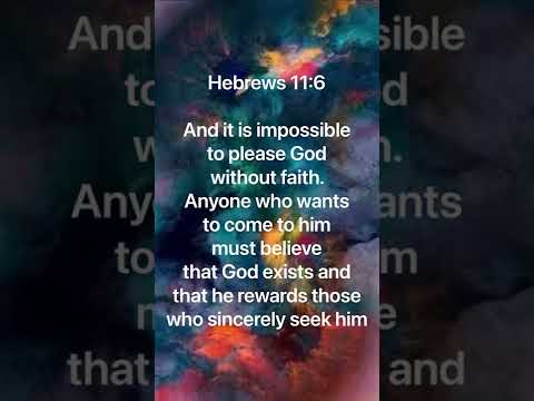 Hebrews 11:6
