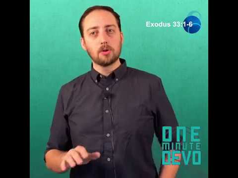 One Minute Devo: Exodus 33:1-6
