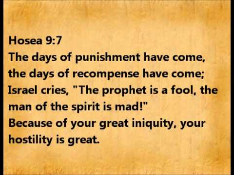 Muhammad in the Bible : Hosea 9:6