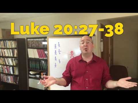 "A Case for Resurrection" Sixty Second Sermon, Luke 20:27-38